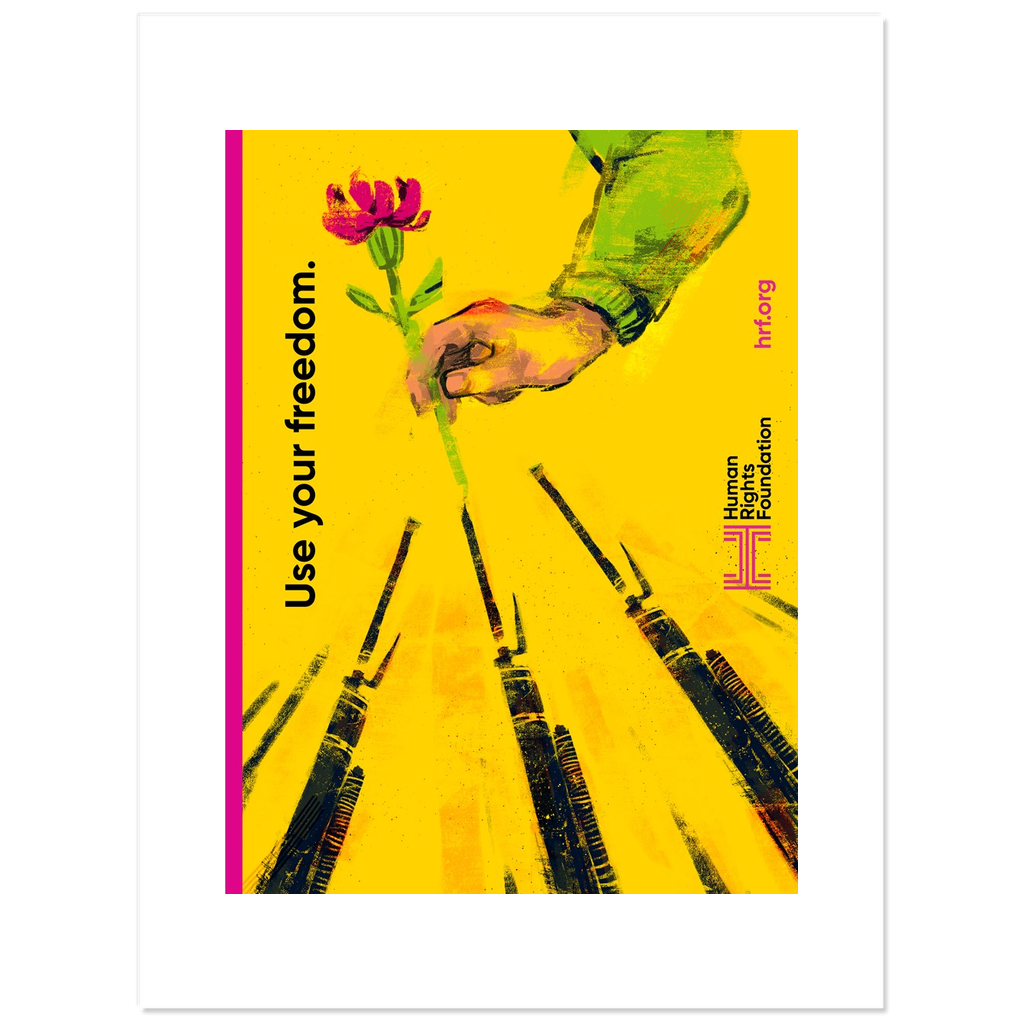 Use Your Freedom Sticker – Human Rights Foundation
