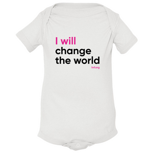 Change the World Baby Onesie