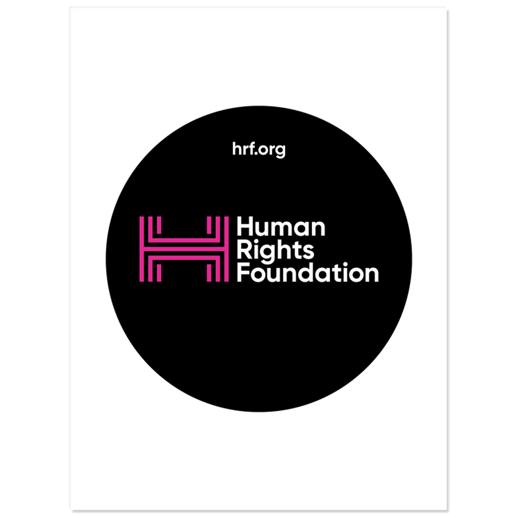 HRF Logo Stickers – Human Rights Foundation